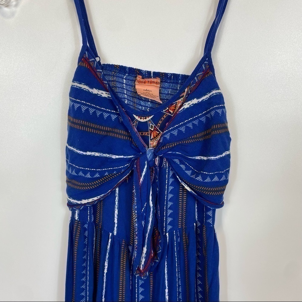 FLYING TOMATO Blue Stripe Jumpsuit - Picture 4 of 10